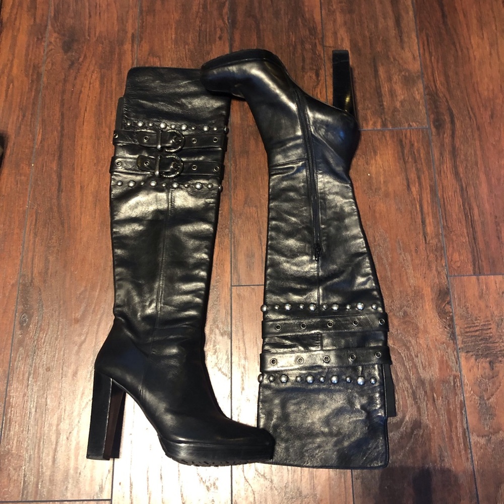 Stuart Weitzman over the knee leather boots